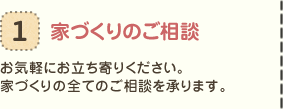 家づくりのご相談